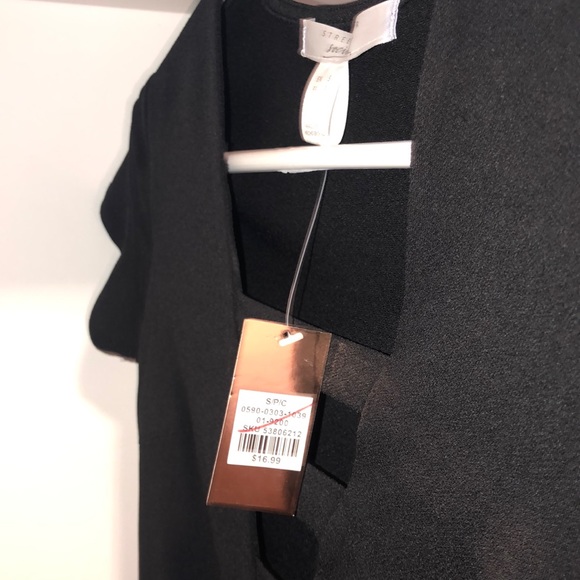 Beige/ camel & black T shirt bodysuit - Picture 4 of 4